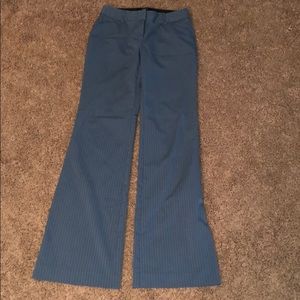 VS blue and white pen stripe dress pants
